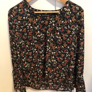 J Crew Mercantile Floral Top
